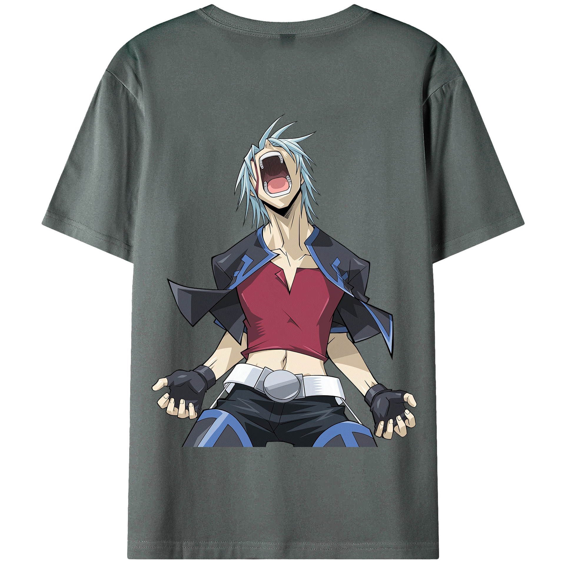 （画像用） 遊☆戯☆王 Yu-Gi-Oh! 綿100％半袖Tシャツ（背面プリント）